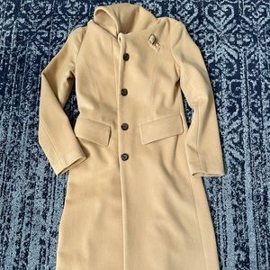 Bei camel toned trench coat